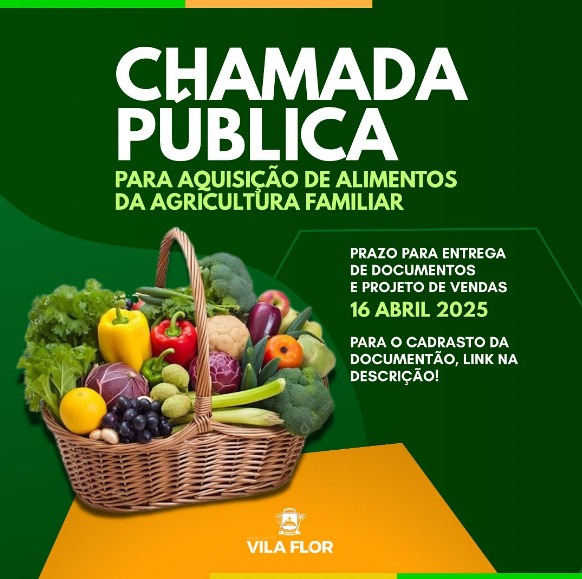Chamada Pública!