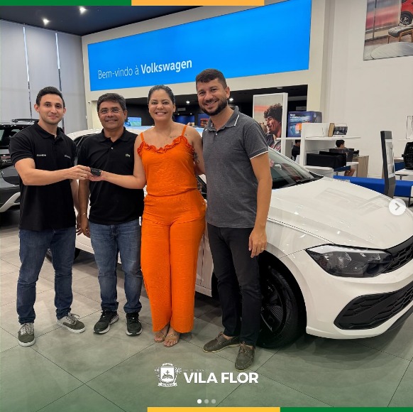 Mais conquistas para nosso município, hoje também foi adquirido um novo veículo, um Polo 0km.