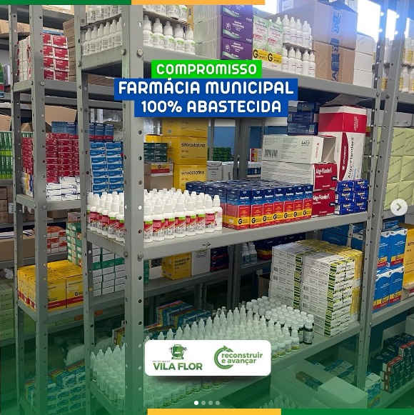 FARMÁCIA BÁSICA TOTALMENTE ABASTECIDA!
