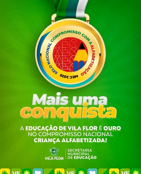🏅📚 A educação de Vila Flor é ouro