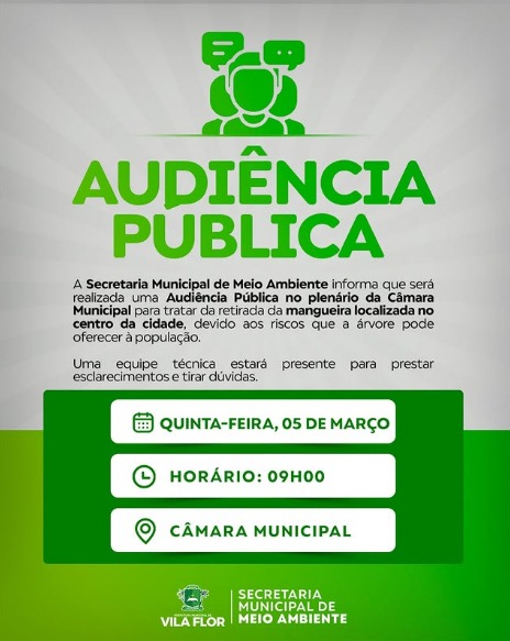 🌳📢 Sua participação é fundamental!