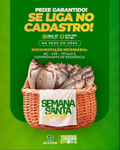 O peixe da Semana Santa está garantido na mesa do povo de Vila Flor!