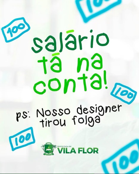 💰✅ O salário tá na conta, servidor!